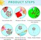 6 Pcs Diamond Painting Suncatchers Double Sided Diamond Art Suncatcher Mandala 5D DIY Diamond Painting Wind Chimes Paint by Number Diamond Art Kits for Adults Hanging Ornaments